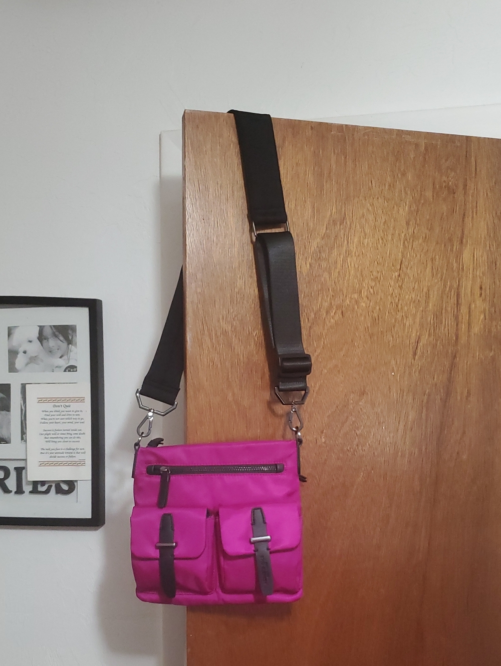 Kenneth Cole Berry Nylon Crossbody Bag